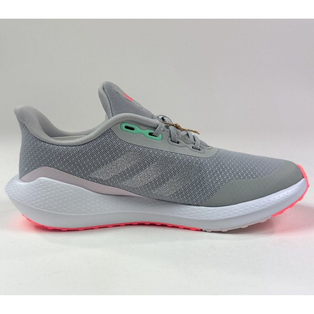 Adidas EQ21 Run J Bounce Kids Size 4.5 Gray Low Running Shoes Sneakers GY9382 - Picture 5 of 9
